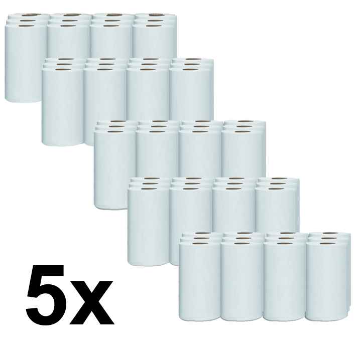 Papírové ručníky ROLL WHITE 13cm - pack 5 x 12 rolí