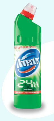 DOMESTOS WC 750 ml, 24 ks