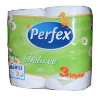Toaletní papír PERFEX DELUXE 3vrstvý 4ks