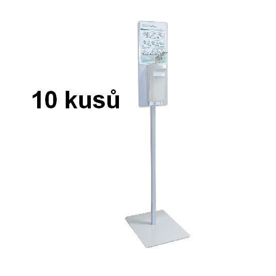 10x STOJAN na dezinfekce extra stabilní 15 kg s pákovým dávkovačem