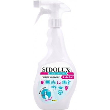 SIDOLUX PROFESSIONAL PRO DOMY A AUTOMOBILY s alkoholem 500ml