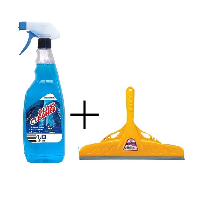 PROFIMAX GLASS CLEANER 1l sprej + ZDARMA stěrka na okna 25cm