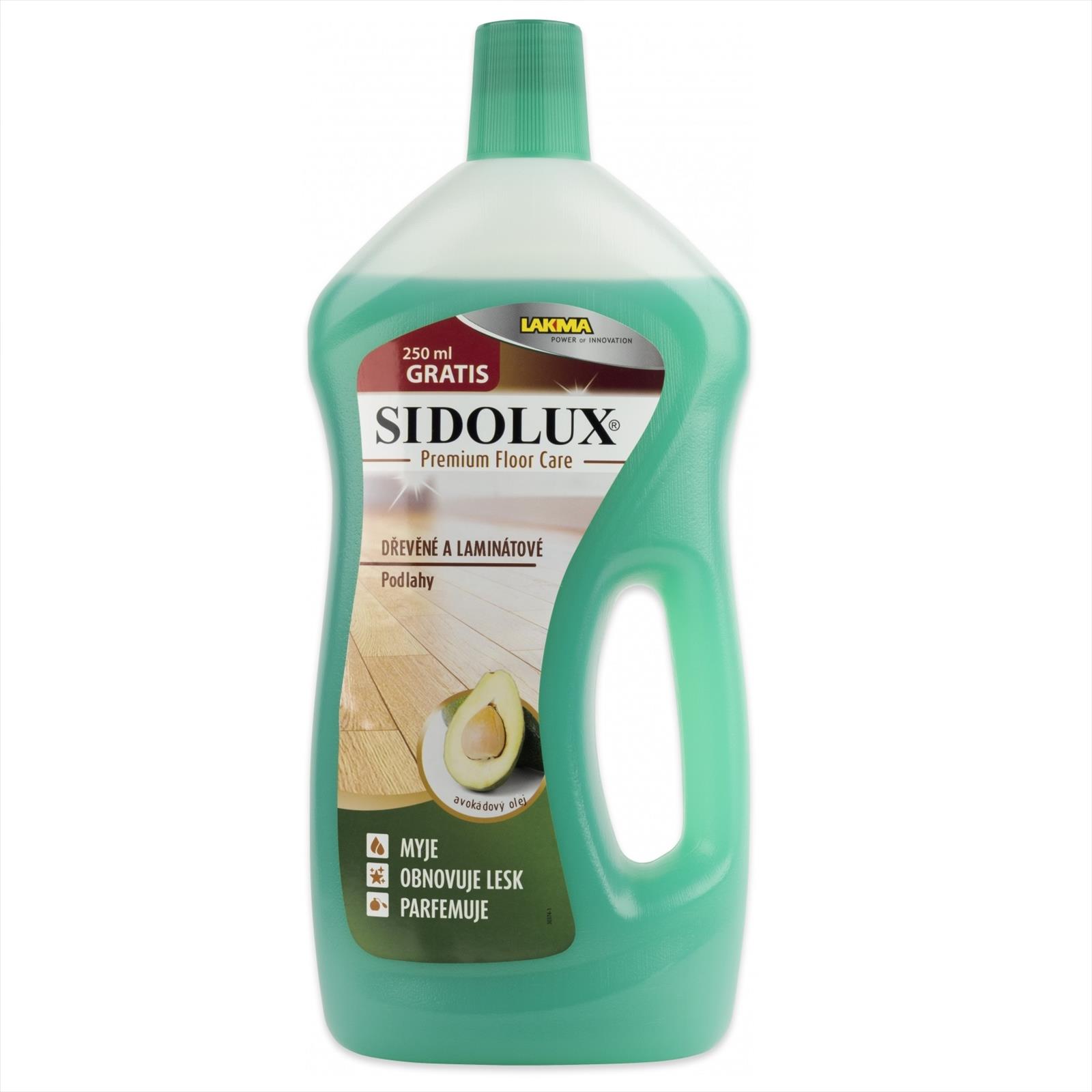 Sidolux Premium na dřevené a plovoucí podlahy - AVOKÁDOVÝ OLEJ 1L