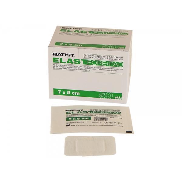 Náplast ELASTPORE 7x5cm + pad, 50ks