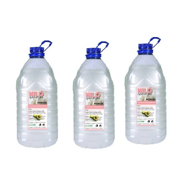 Tekuté mýdlo NILO krémové - bílé 3 x 5l