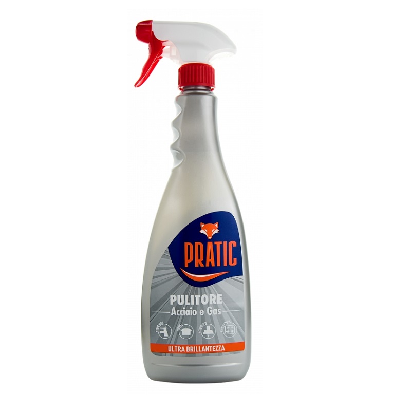 PRATIC 750ml - čistič na nerez, chrom - VÝPRODEJ