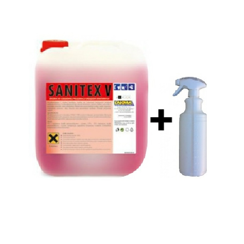 SANITEX V - DENNÍ - prostředek na sanitární zařízení + lahev s rozprašovačem 1l