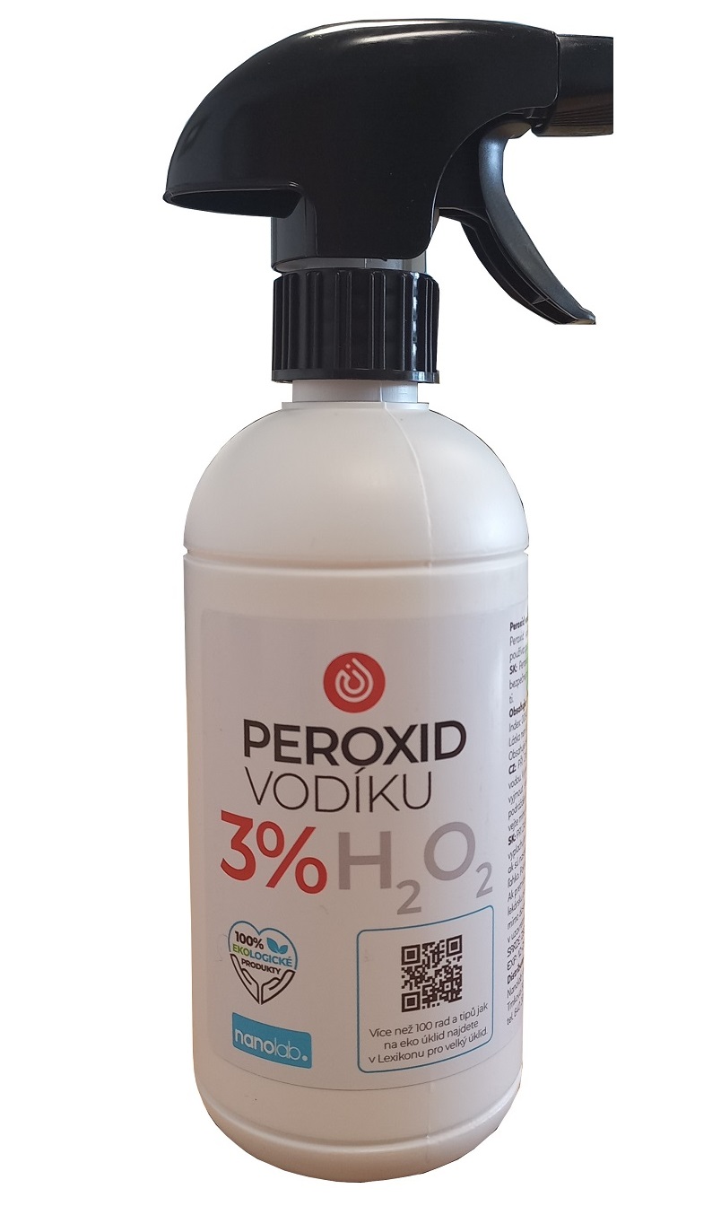 NANOLAB peroxid vodíku 3% 500ml POSLEDNÍ 1 Kus