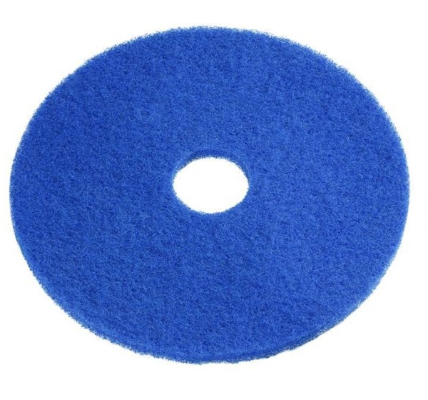 Pad kruhový strojní 19" 480mm modrý 1ks