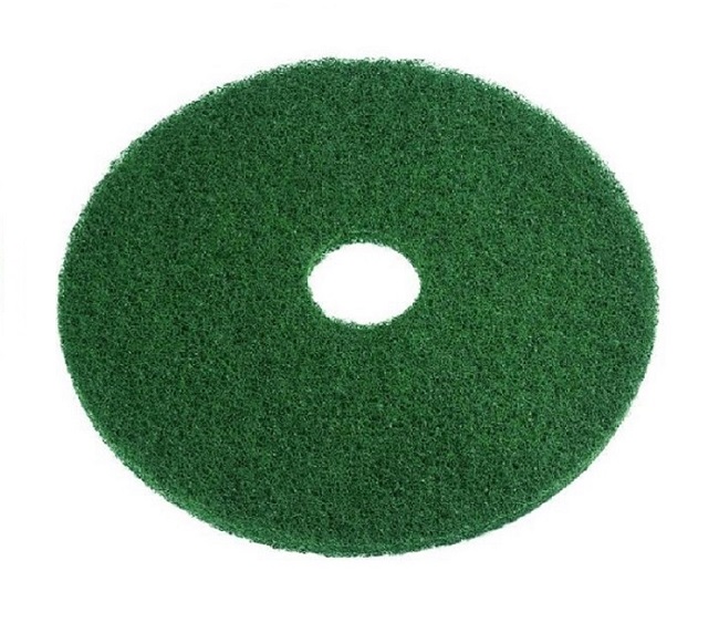 Pady kruhové strojní 19" (485 mm) zelené 5ks
