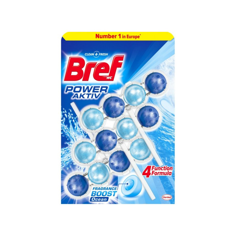 BREF WC aktiv 3x50g - kuličky MIX vůní
