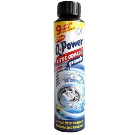 Čistič odpadů Q-POWER 500g VÝPRODEJ
