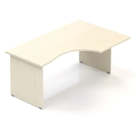 Ergonomický stůl V-line 160 x 100 cm, pravý, Javor