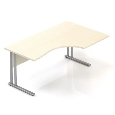 Ergonomický stůl V-line 160 x 100, pravý, javor