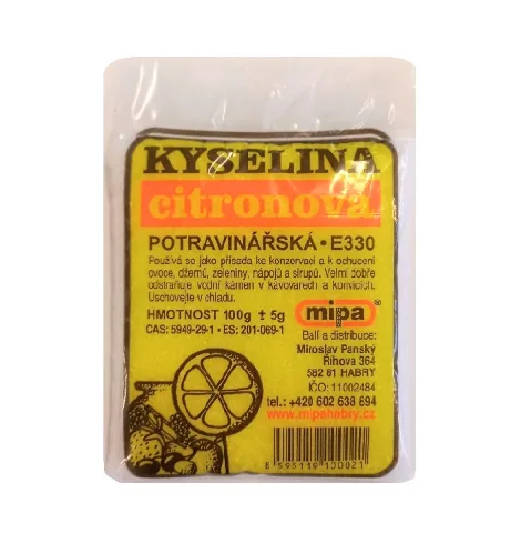 Kyselina citronová 100g