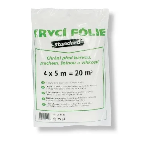 Folie krycí 4x5m