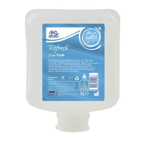 REFRESH CLEAR FOAM 6x1l – neparfémované luxusní tekuté mýdlo na bázi pěny