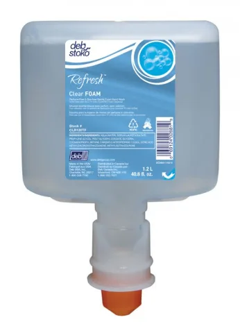 Luxusní pěnové tekuté mýdlo pro bezdotykový dávkovač - TF DEB Clear Foam Wash 3x1,2l
