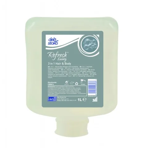 Luxusní krémový sprchový gel s příjemnou vůní DEB CREME WASH 6x1l