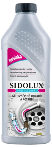 SIDOLUX PROFESSIONAL GELOVÝ ČISTIČ ODPADŮ A POTRUBÍ 1000ml
