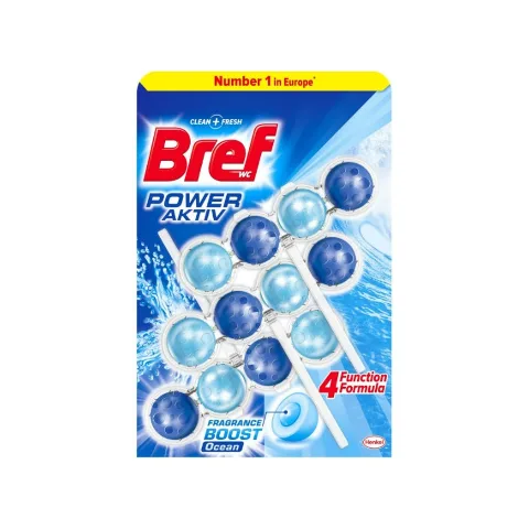 BREF WC aktiv 3x50g - kuličky MIX vůní