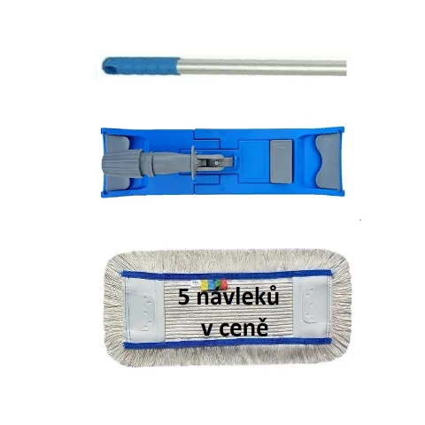 Mop sestava s 5 návleky FLIPPER Mop UNI 40 cm TUFT